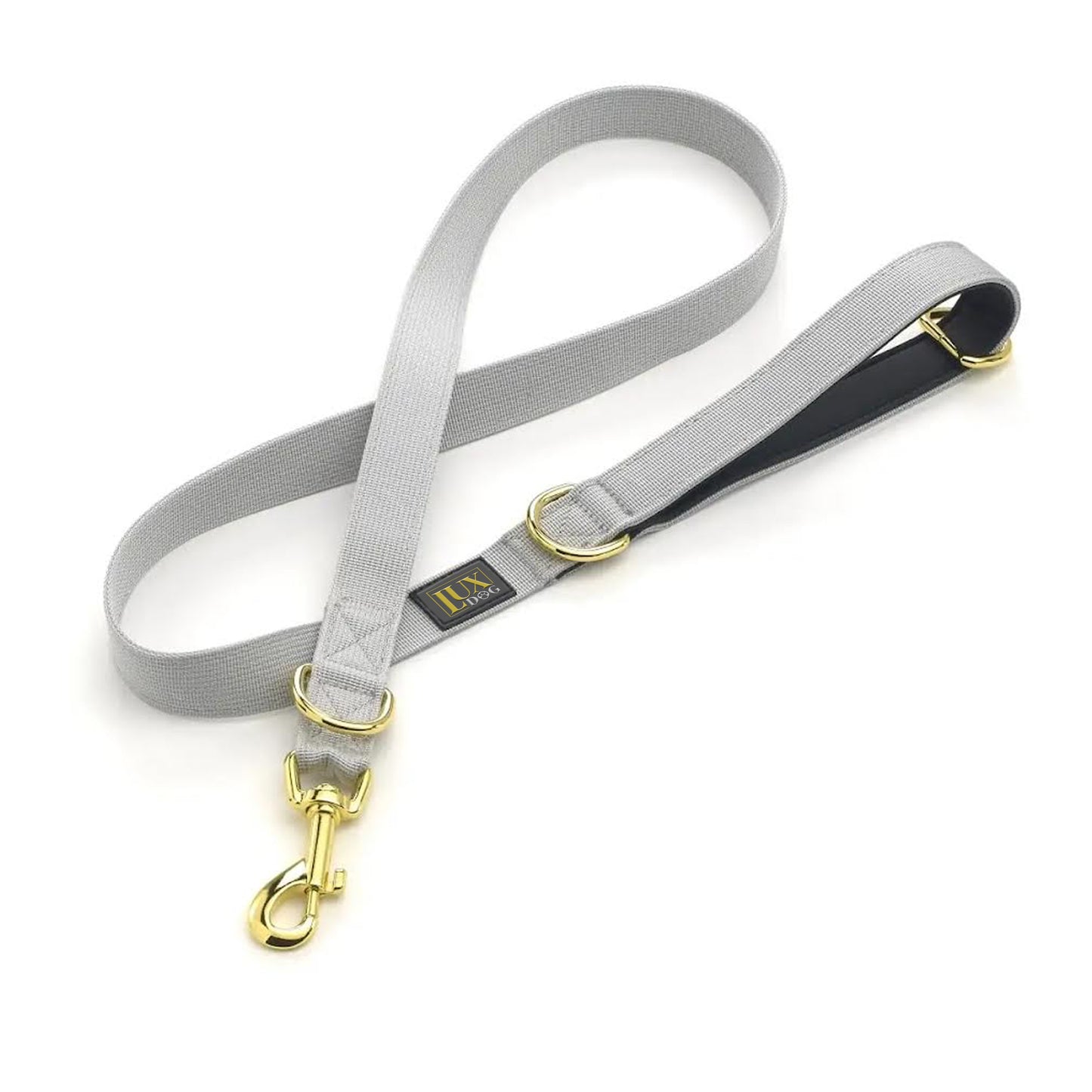 Gold Clip Leash (Grey)